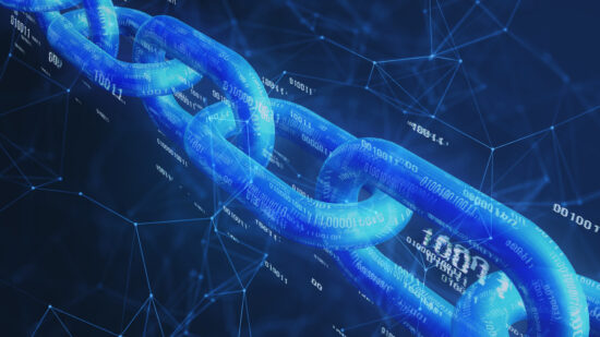Blockchain with binary data